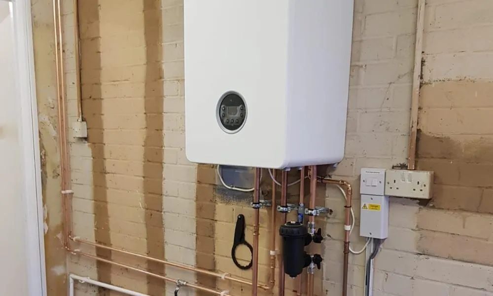 Combi boiler swap with a magnetic filter