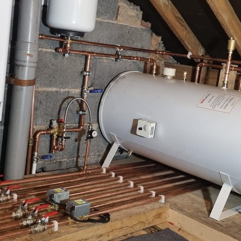 Loft unvented cylinder